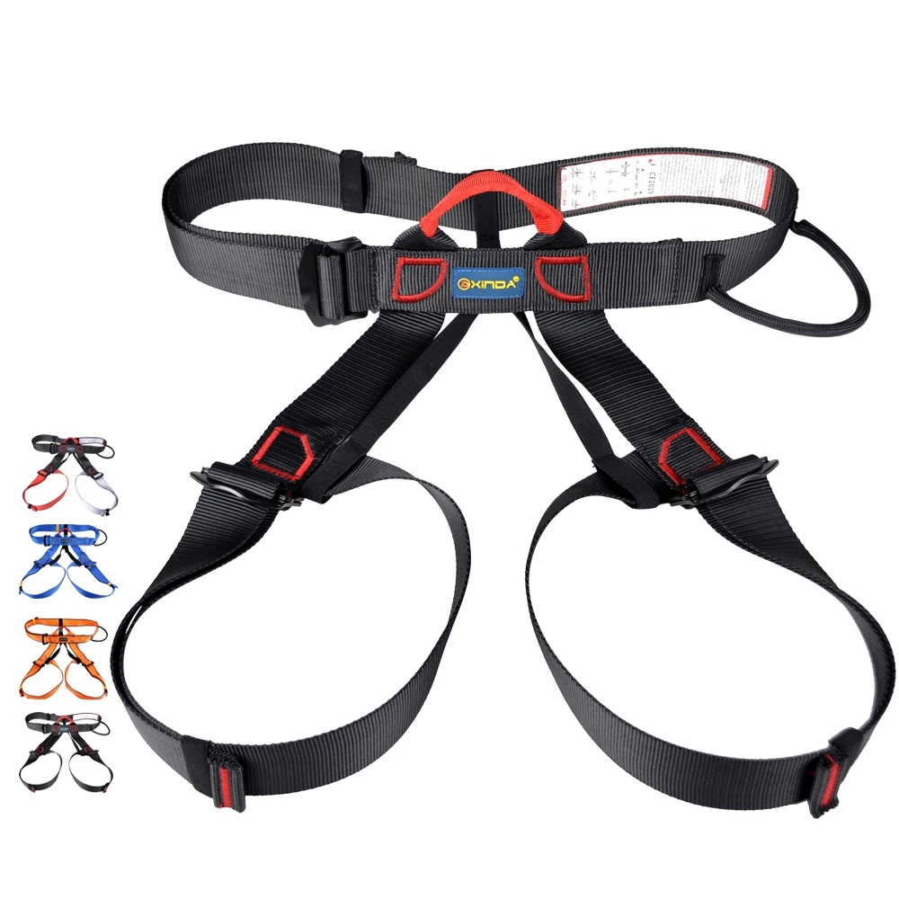 

New High Quality Harnesses Setting Half Body Polyester Belt Protection Climbing Downhill Fire Floor Escape Mountaineering