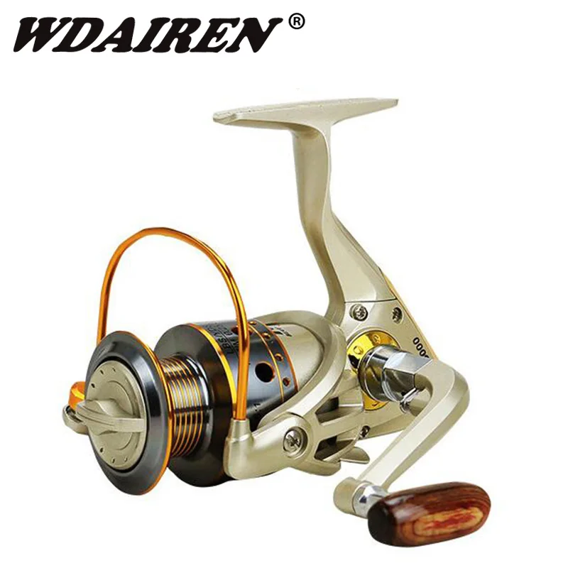 WDAIREN Spinning Fishing Reel 12BB + 1 Bearing Balls 100-7000 Series Spinning Reel Boat Rock Fishing Wheel