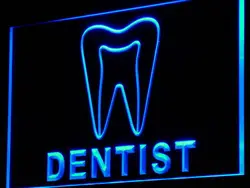 i825 Dentist Tooth Hospital LED Neon Light Light Signs On/Off Switch 20+ Colors 5 Sizes