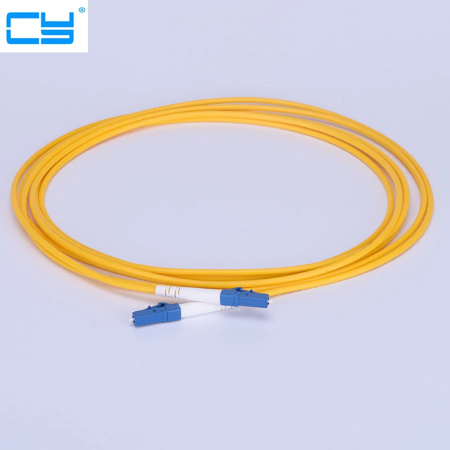 10PCS/lot 3M 10ft LC UPC Simplex single-mode fiber optic patch cord LC 3M 5M 10m Simplex 3.0mm FTTH fiber optic jumper Cable