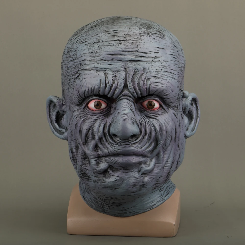 Residents RE Evils 2 Remake Biohazard Re 2 Cosplay Tyrant Mask Latex Scary Halloween Mask Adult Halloween Party Prop