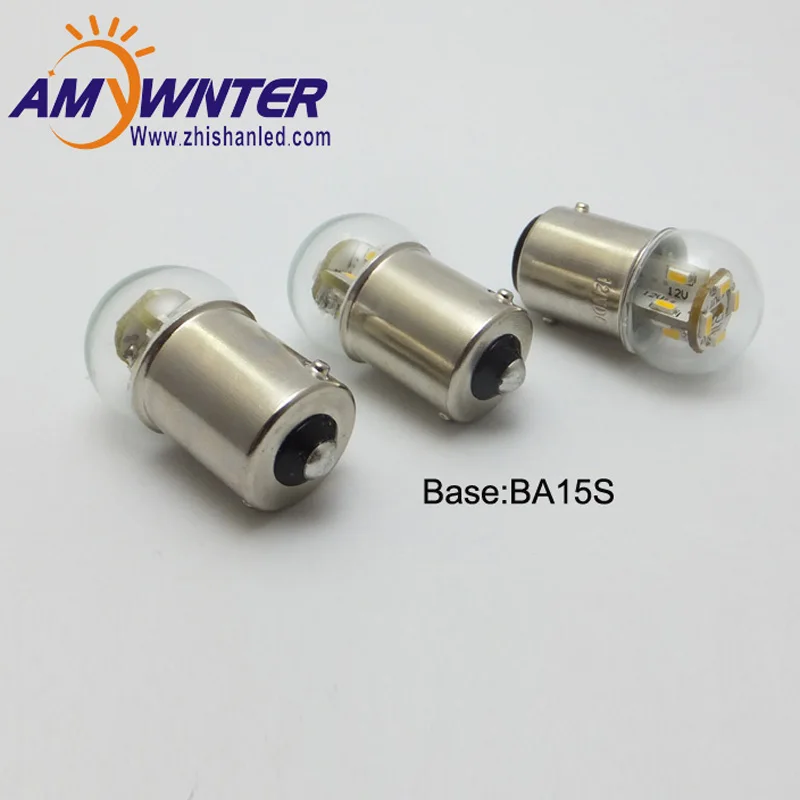 Mini Bulb 24 36 48v R5w Motorcycle Lamp G18 6v Led Equipment Indicator Auto Light Source Turn Signal Rear Pack of 2