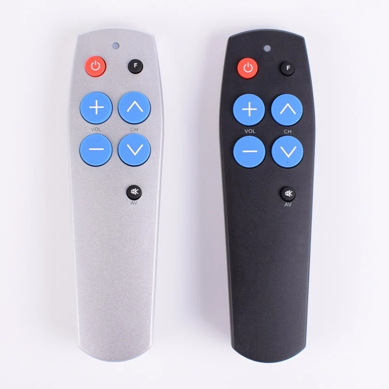 10 قطع جهاز التحكم عن بعد مع وظيفة التعلم للتلفزيون ، STB ، DVB ، صندوق التلفزيون ، الإضاءة ، مكبر للصوت ، 7 أزرار كبيرة تحكم سهلة الاستخدام