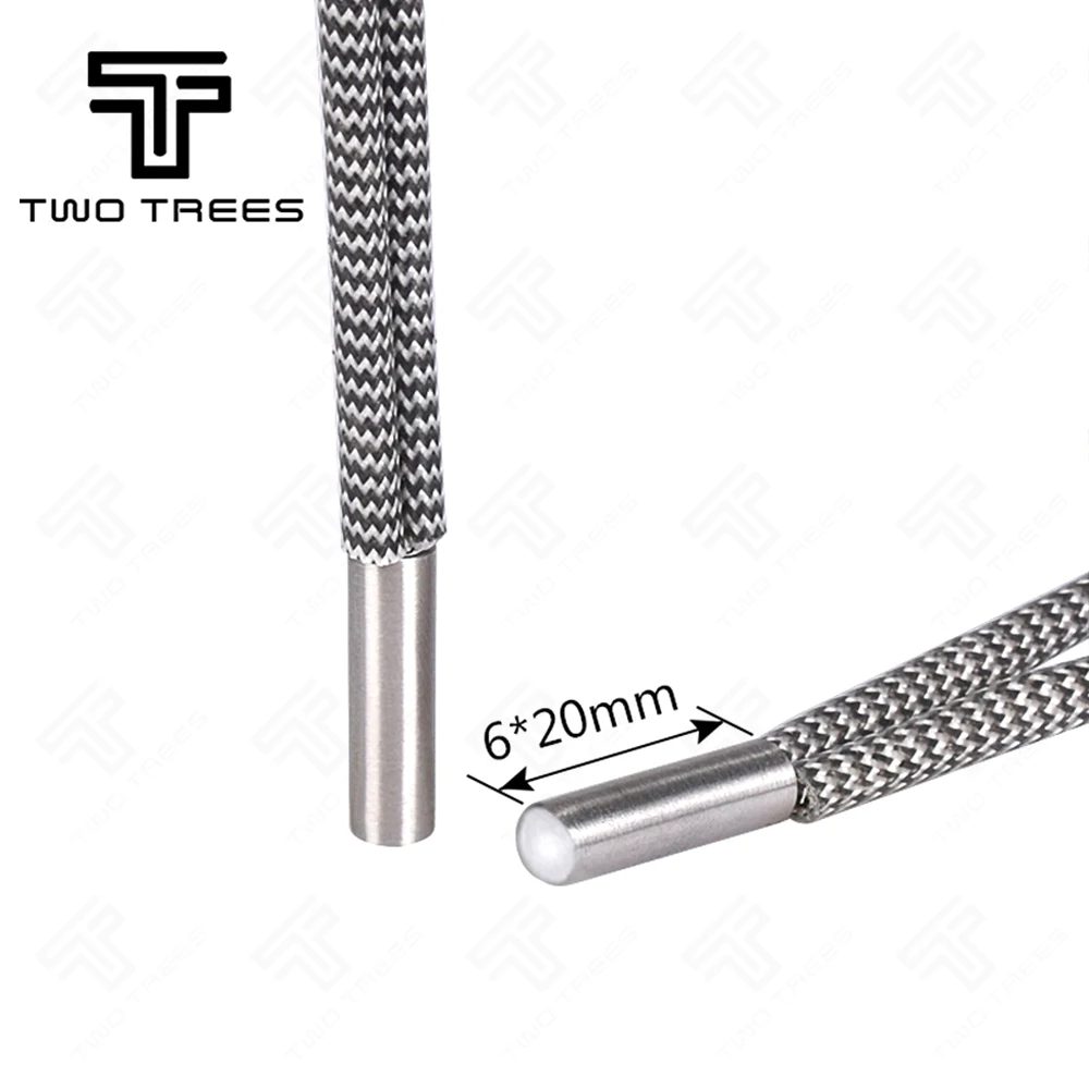 1M Length Heating Tube 6*20mm12V/24V 50W Ceramic Cartridge Heater For 3D Printer SP-3 SP-5 Plus V6 J-head Hotend Head