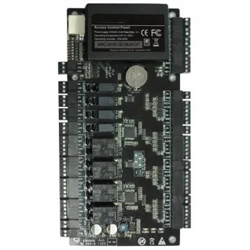 Pannello di controllo accessi originale a 4 porte con scatola di protezione dell'alimentatore comunicazione TCP/IP C3-400 sistema di controllo accessi FR1200