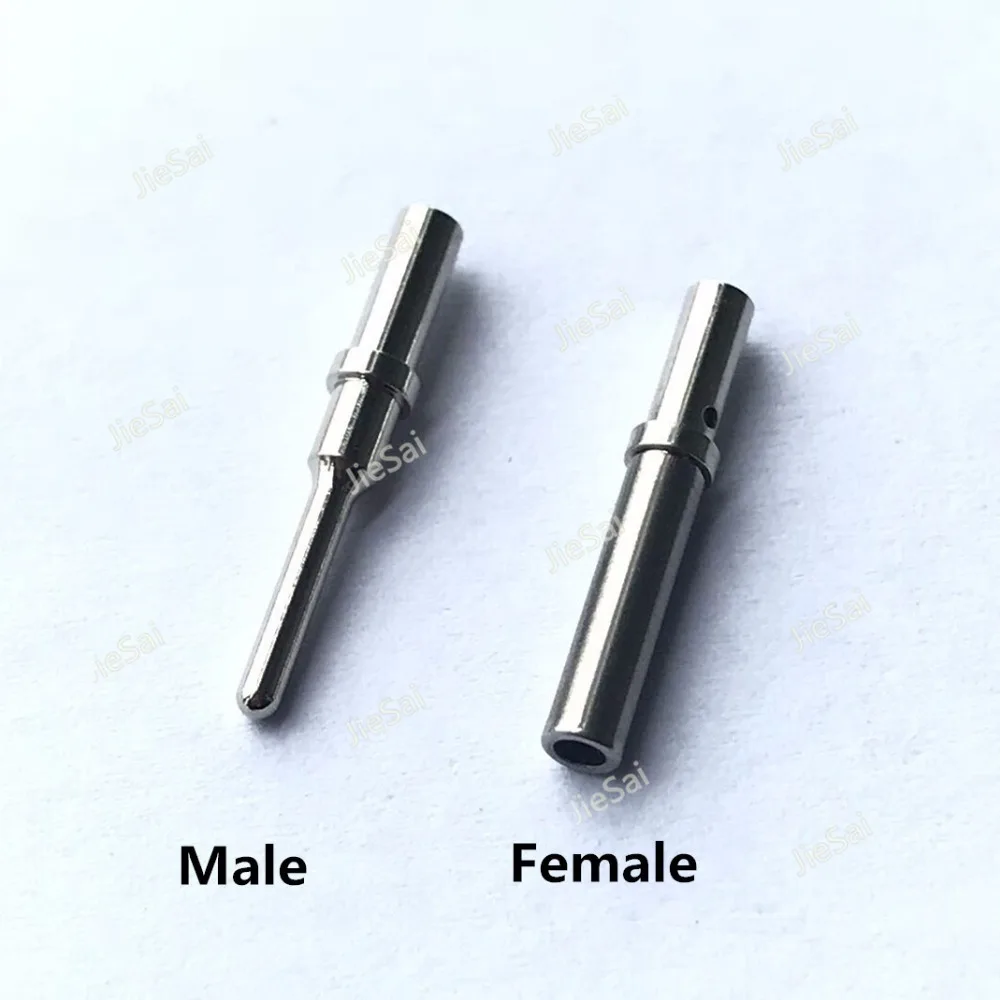 DT Series Pin Contact 0462-201-16141 0460-202-16141 Stainless Steel 16-20AWG Deutsch Crimp Solid Terminal Female Male