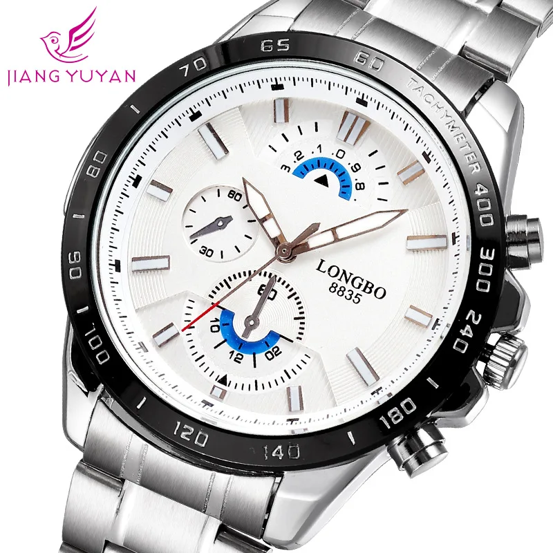 2016 LONGBO Brand Fashion Lovers Men Woman Quartz Watches Luxury Casual Watch Full Stainless Steel Good Quality Wristwatches