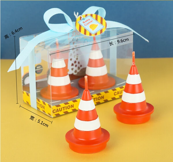 

Excavator Candle Mold Silicone Engineering Baby Mold Silicone 3 D Candles Mold Silicone Traffic Cone Cake Candles Moulds PRZY