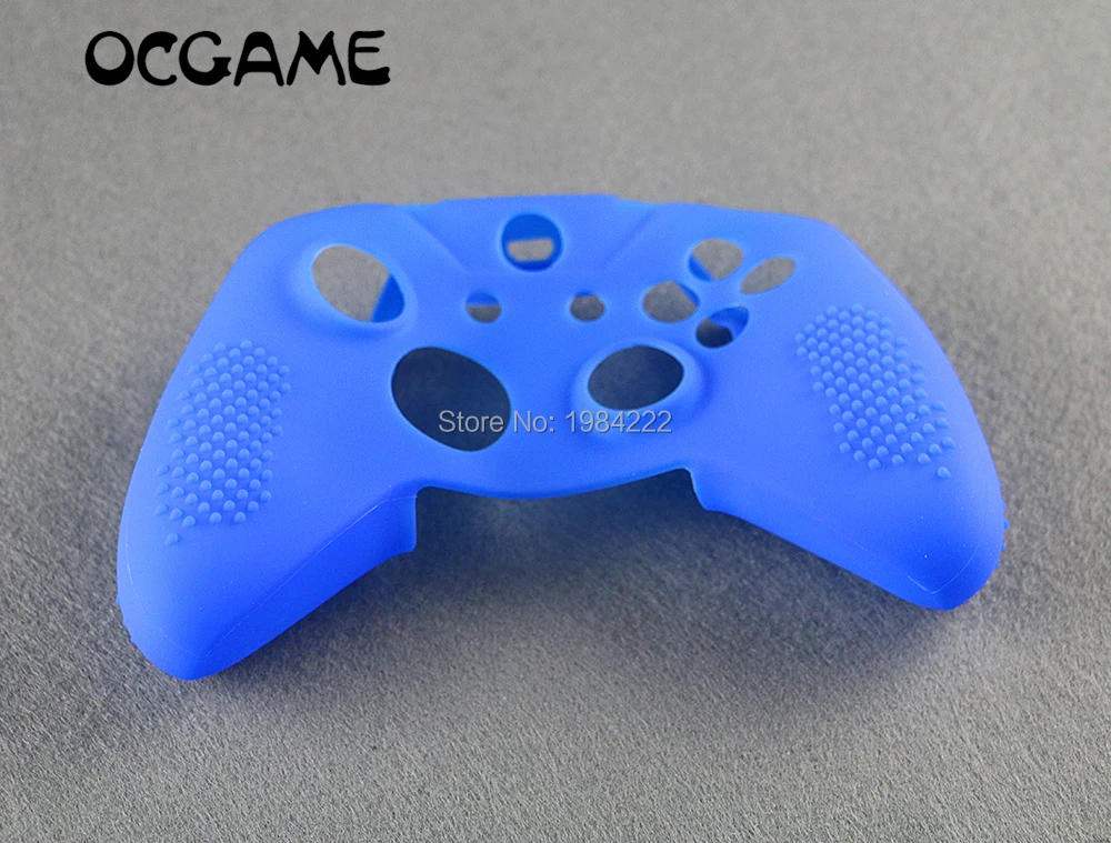 20pcs/lot Silicone Gel Rubber Gamepad Protective Soft Skin Grip Game Controller Case Cover for XBOX ONE S