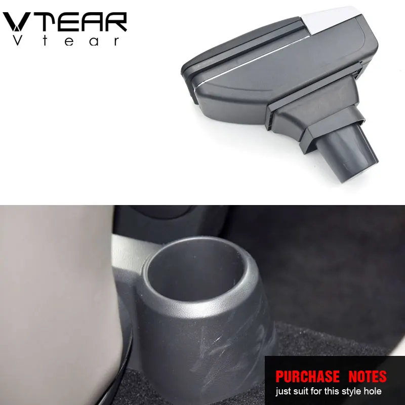 

Vtear для Skoda Citigo подлокотник внутренняя центральная консоль ящик для хранения подлокотник автомобильный Стайлинг украшения аксессуары органайзер для деталей