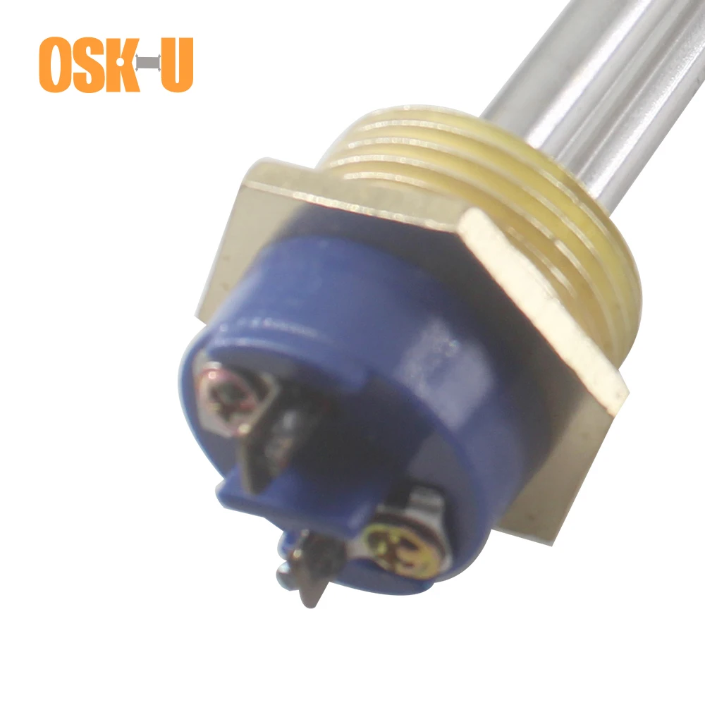 1 Inch Sợi Chỉ Làm Nóng 220V Thép Không Gỉ Hình Ống Nước Nguyên Tố Cho Năng Lượng Mặt Trời Nước 2KW/3KW/4KW