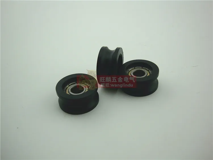U-shaped groov pulley nylon  groove of the rubber note moving plastic doors and Windows 696zz bearing