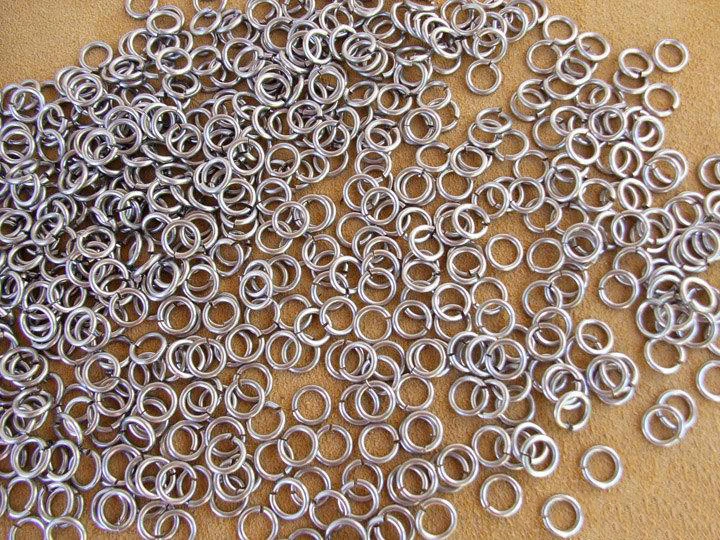 Jump Rings Jewelry Findings Rings Jewelry Connectors Earring Clasp DIY Diameter 1mm Width 7mm 2000pcs/lot