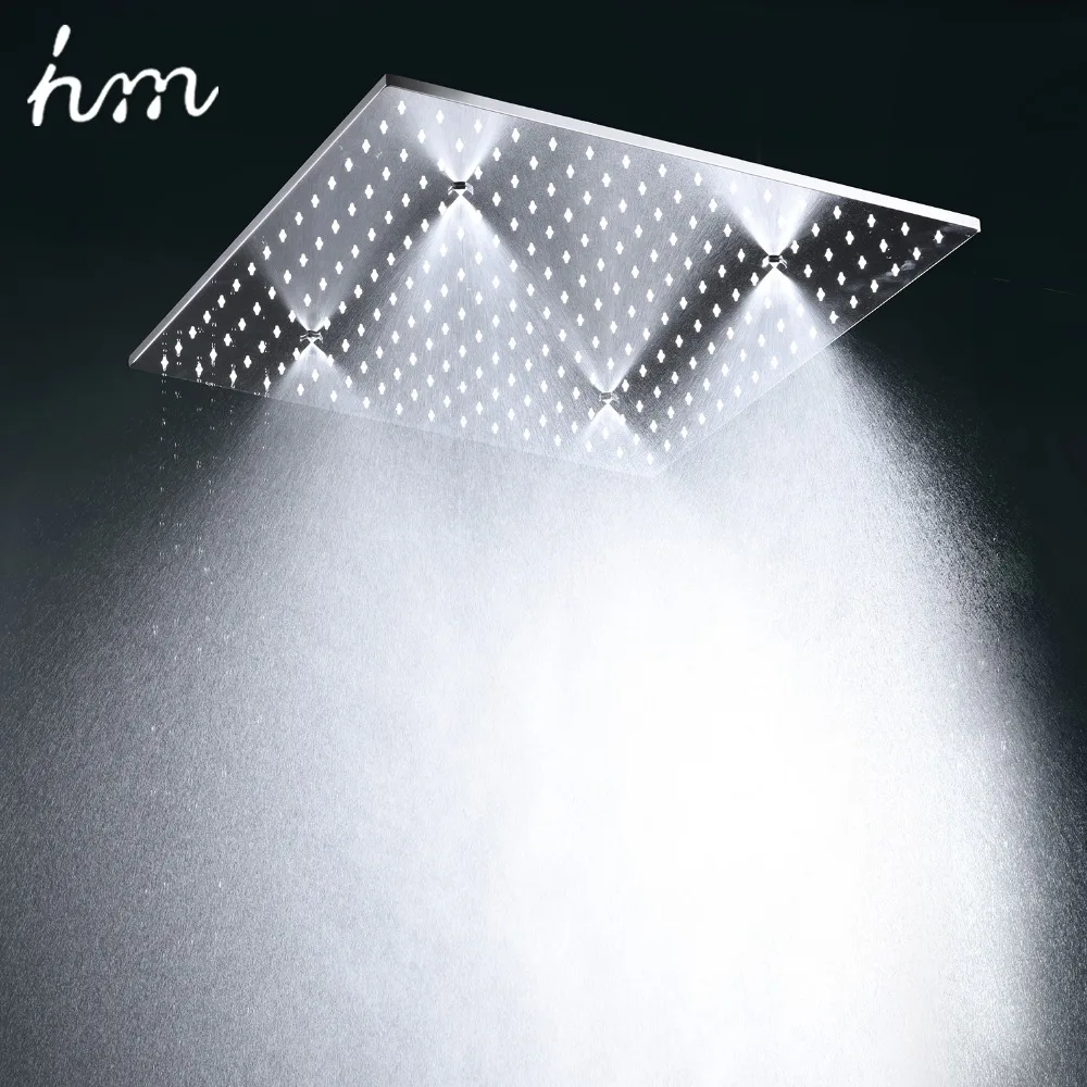 Hm Douche Set Multifunctionele LED Thermostatische Douche Systeem SPA Spray Regen Modus Intelligente Digitale Touch Monitor Douche Kolom