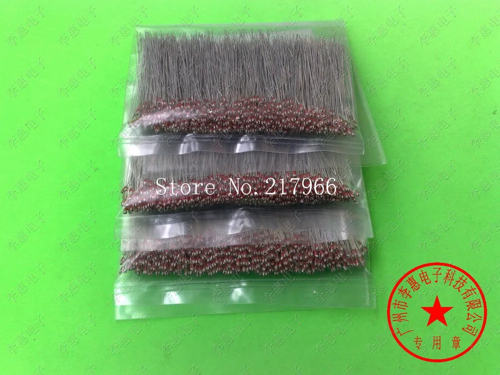 50pcs Single-ended glass sealed NTC thermistor diameter 2mm   3380 3435 3950 2470 4250  1%  10k   50k  100k