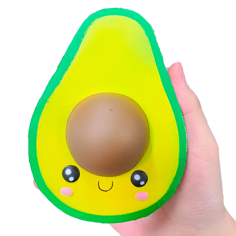 Jumbo Avocado Squishy Cute Slow Rising Soft Squeeze Toy Simulation Sweet Scented Stress Relief for Kid Baby Xmas Gift Toy10*13CM