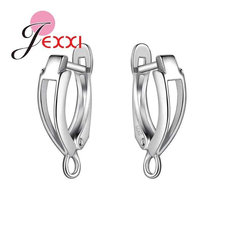 

2PCS/Lot Making Jewelry Findings 925 Sterling Silver Leverback Ear for Buyer DIY Drop Earring Hoop Settings