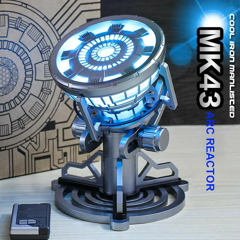 Avenger Mk43 MK6 Arc Reactor with LED Light Tony Stark Arc Reactor image 2