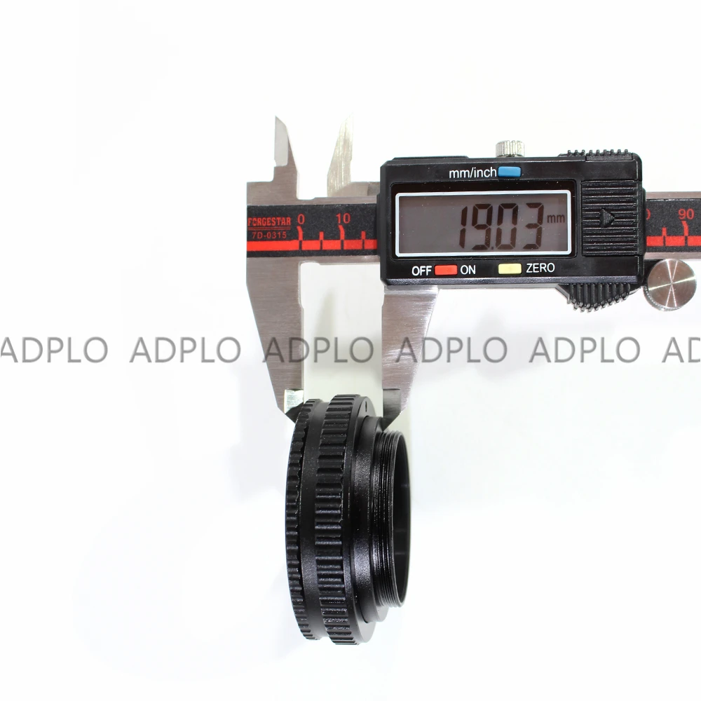 Pixco-adaptador de tubo Macro M42 a M42, lente de montaje de 12mm a 19mm, enfoque ajustable, helicoidal de 12-19mm