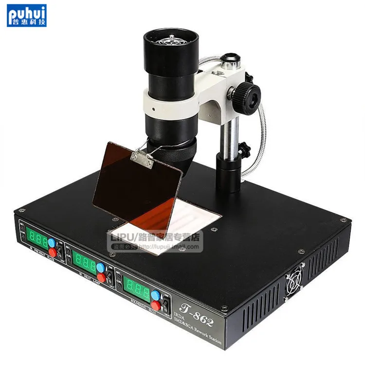 PUHUI T862 IRDA Infrared Bga Rework Machine BGA SMD SMT Desoldering Rework Station