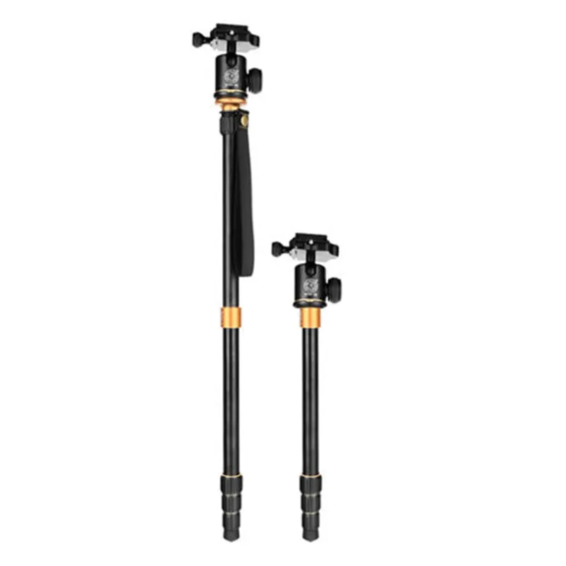 QZSD Q999s Portable Pro  Aluminum alloy Tripod Monopod & Ball Head Compact Travel for DSLR Camera Hot