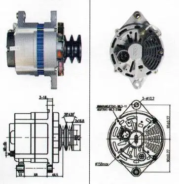 28V 55A ALTERNATOR JFZ2906B 3701010521412B