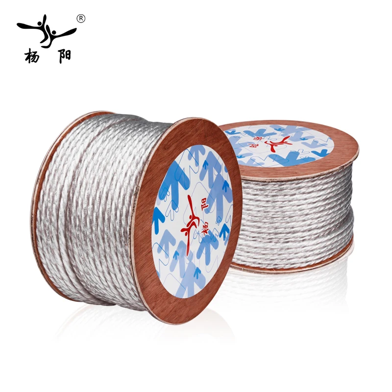 Yyaudio YY-E150-S ايفي بالفضة كابل الصوت ايفي كابل سلك سلك كابل السائبة ديي تباع في متر