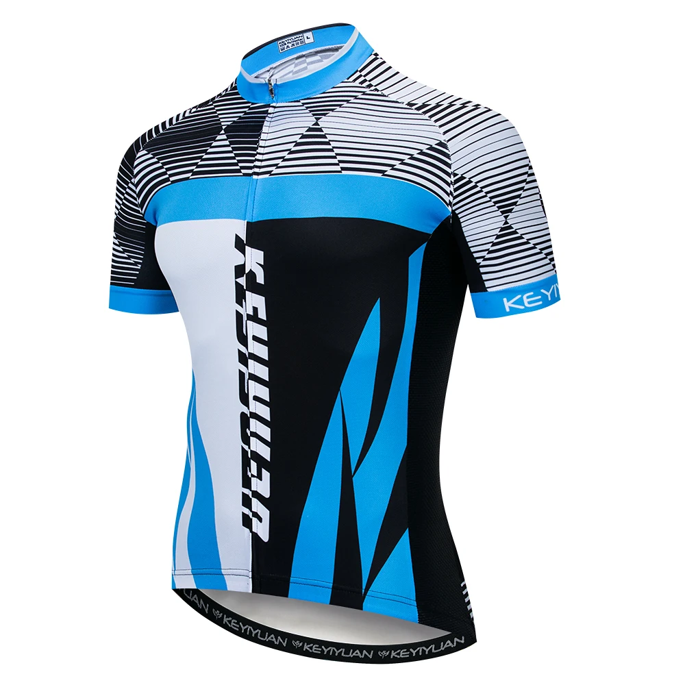 2019 Keyiyuan Spring and Summer Road Cycling Clothing Men's Breathable Quick-drying Short Sleeve Tops