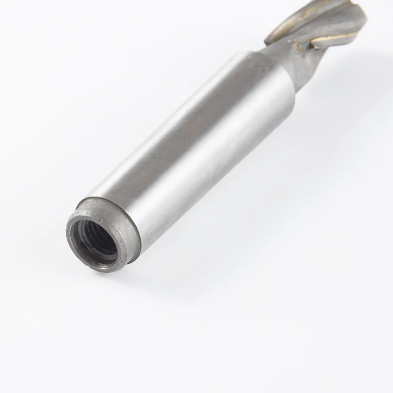 carbide tipped milling cutter 28x45mm solid carbide welded end mill brazed carbide helical end mills taper shank