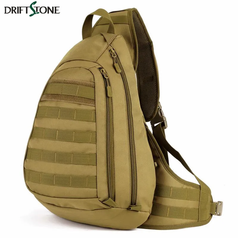 Field Tactical Chest Sling Pack Outdoor Sport A4 One Single Shoulder Man Big Large Ride Travel Backpack Bag Advanced Tactical