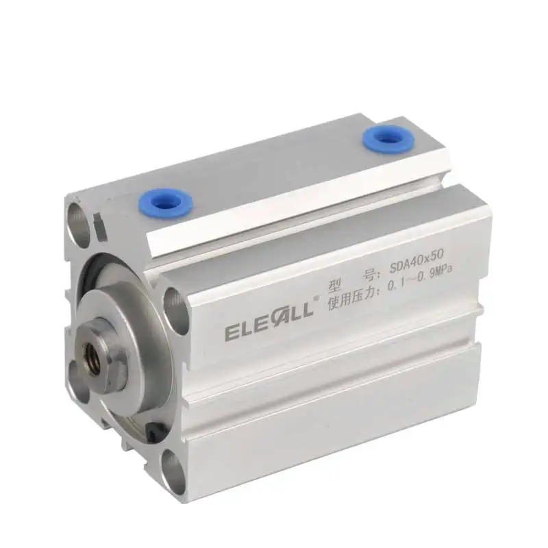 SDA40*30mm / 40mm Bore 30mm Stroke Compact Air Cylinders Double Acting Pneumatic Air Cylinder