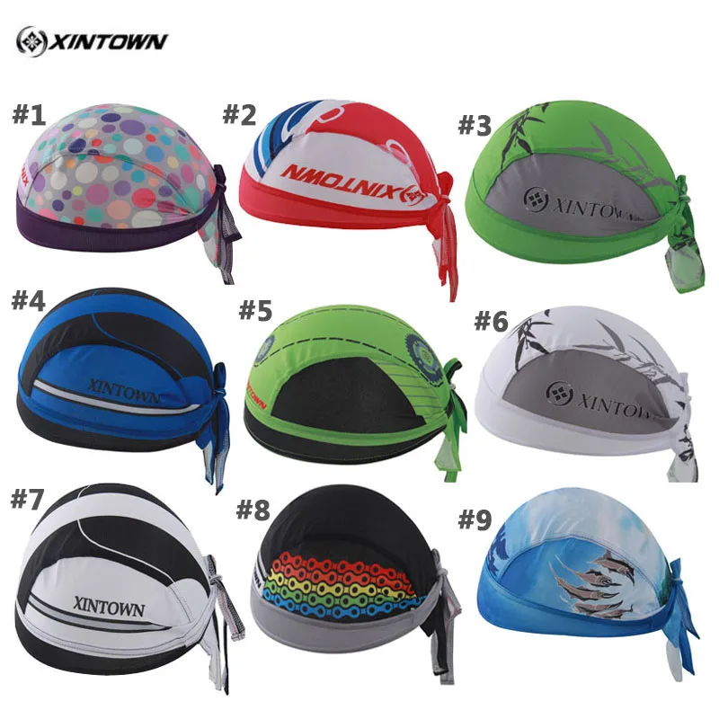 Women and Men Outdoor Sport Bicycle Breathable XINTOWN Cycling Hat Headband Pirate Hat Cap Scarf