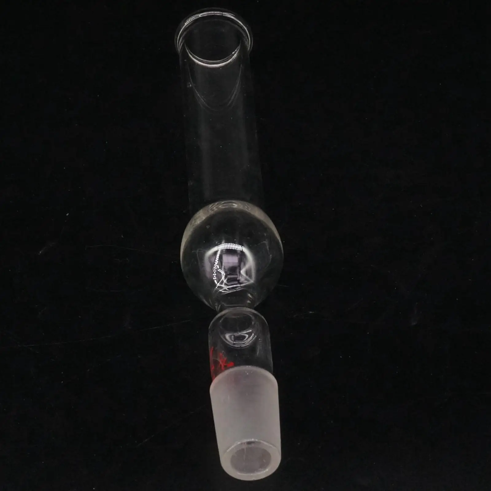 Tube de séchage en verre, Joint de terre 19/26, forme droite avec ampoule de laboratoire