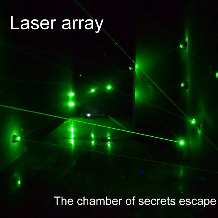 

High-quality Real life room escape laser array props laser maze for Chamber of secrets game intresting risking green laser room