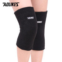 AOLIKES 2PCS/Lot Knee Support Brace Leg Arthritis Injury Gym Sleeve Elasticated Bandage Kneepads Volleyball Cylcing Knee Protect
