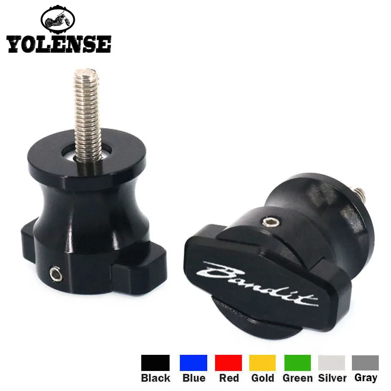 Motorcycle CNC Frame Stands 8MM Screws sliders Swingarm Spools Slider For BANDIT GSF 1250S 1250 1200 250 400 650 GSX650F