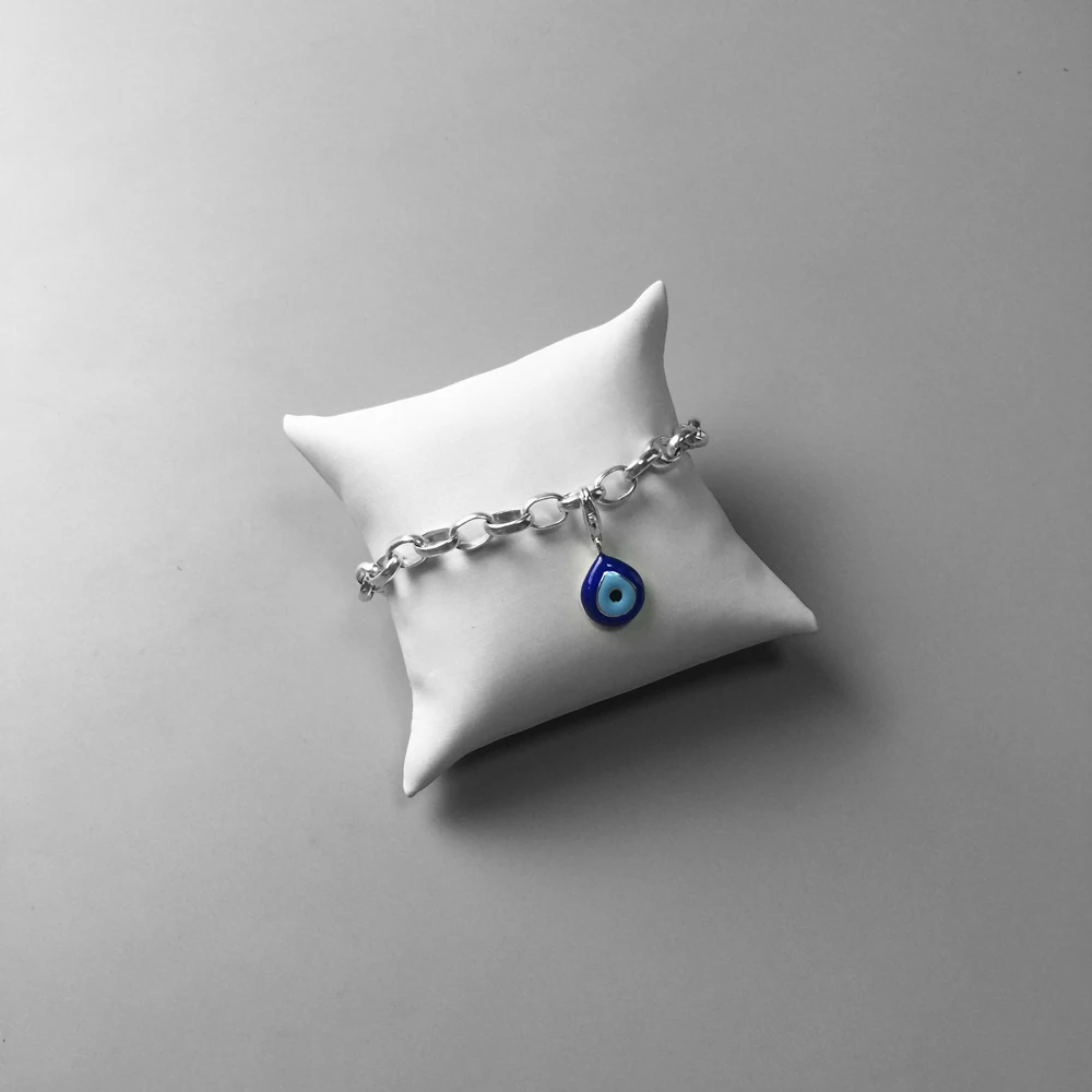 Turkish Eye Charm Hand of Fatima Lucky Pendant,2020 Good Jewelry For Men Women Classic Gift In 925 Sterling Silver Fit Bracelet