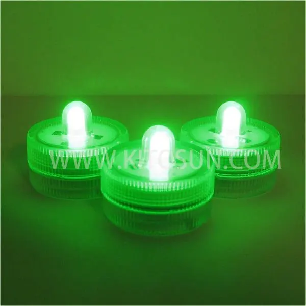 2000pcs/lot Aquarium Fish Tank Bar Waterproof Submersible Single LED Tea Light, Vase Light