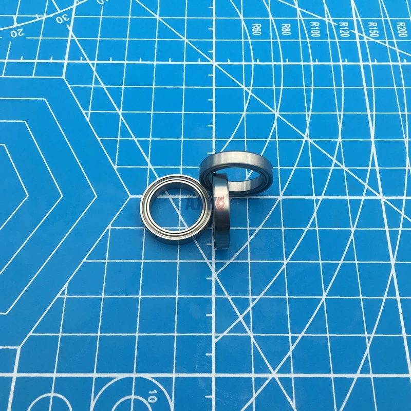 Free Shipping 50pcs ABEC-5 6702ZZ Bearing (15x21x4 mm) Ultra Thin Section 6702Z Deep Groove Ball Bearings 61702 6702