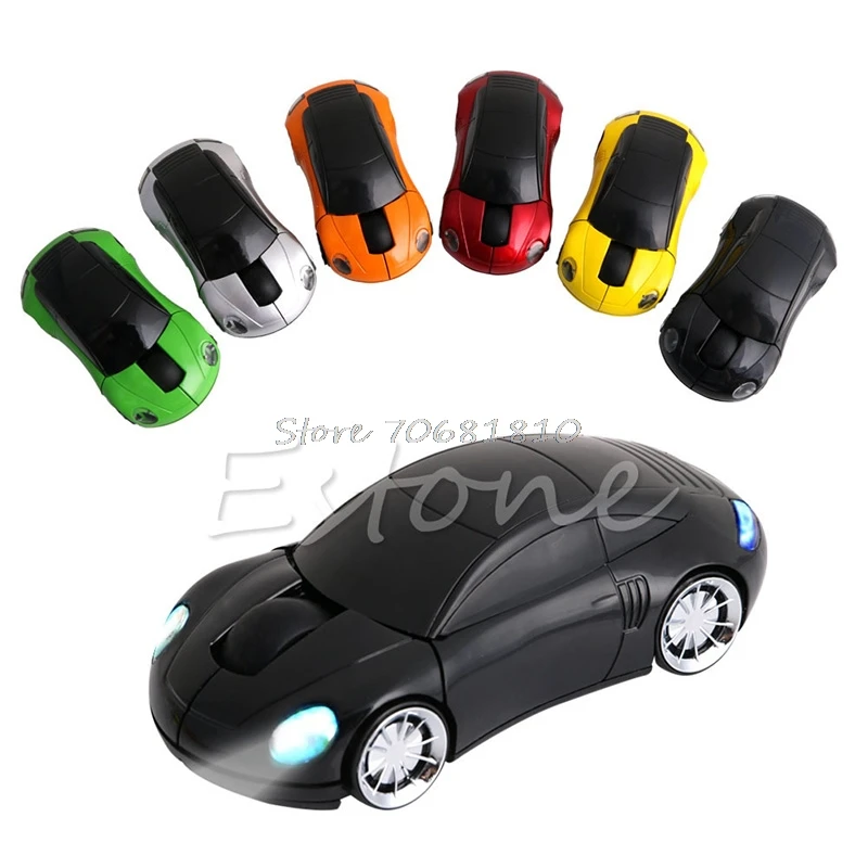 2.4GHz 3D Optical Wireless Mouse Mice Car Shape Receiver USB For PC Laptop Computer Accessories Drop Shipping