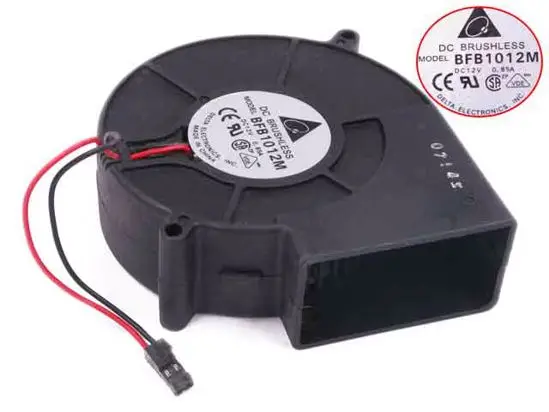 

Delta Electronics BFB1012M DC 12V 0.85A 97x94x33mm 2-wire Server Cooler Fan