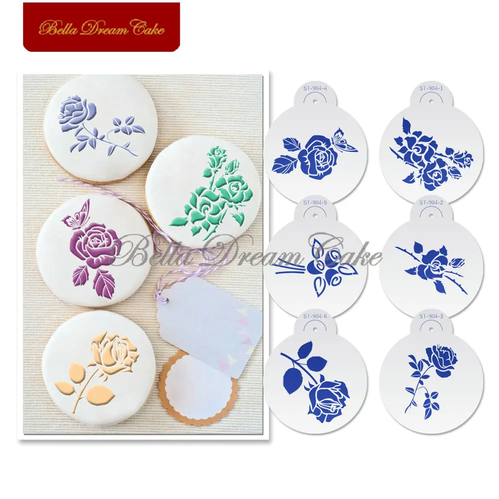 6Pcs/Set Rose Flowe…