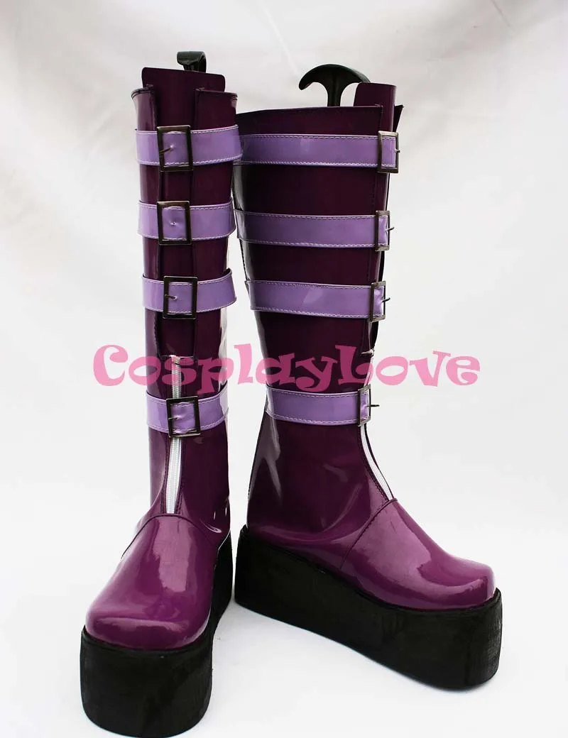 

Game Unlight Sheri GrandGuignol Purple Cosplay Shoes Boots Hand Made Custom-made For Halloween Christmas Festival CosplayLove