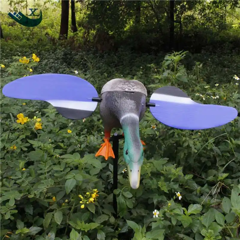 Xilei-Duck Decoy Hunting Equipment with Magnet Spinning Wings, Eco-Friendly Plastic, Duck Drake, 6V Motor, Factory Wholesale