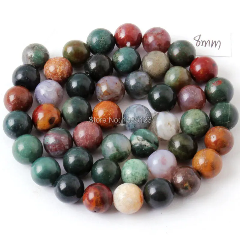 High Quality 4.6.8.10.12.14.16.18.20mm Natural Round Shape Agates Onyx DIY Loose Beads Strand 15\