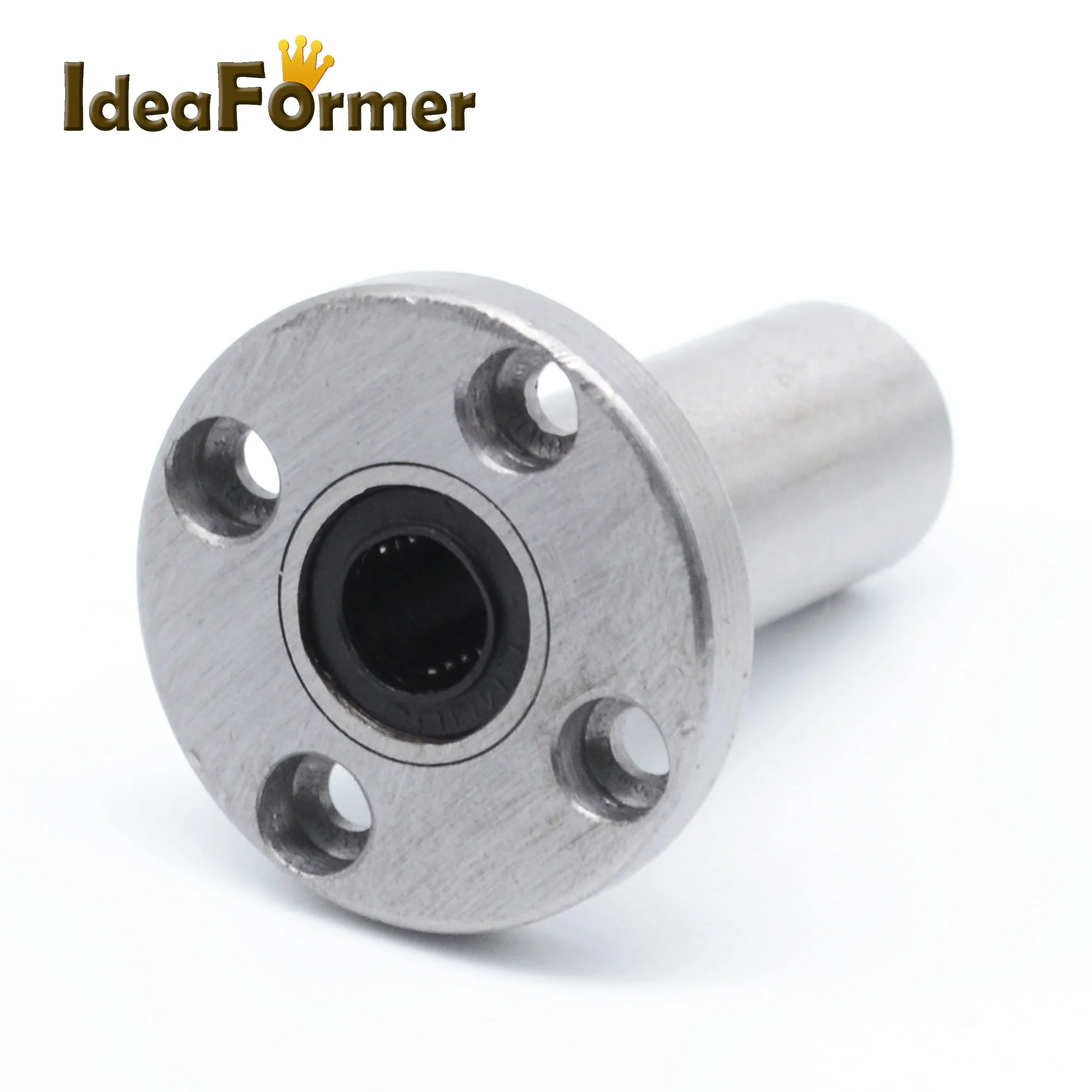 IdeaFormer 3D Printer Accessories LMF8LUU LMF10LUU LMF12LUU LMF16LUU Lengthen Round Flange Linear Bearing for Reprap 3D Printer