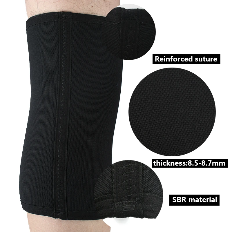 VigorPowerGear-Knee Pads for Crossfit WODS Squats, 7mm Knee Sleeves, Compression Knee Pads, Weight Lifting Powerlifting