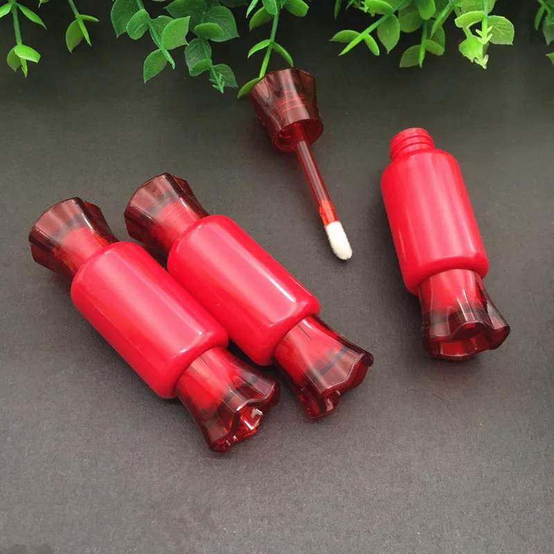 

Sexy Red Empty Lipgloss Tube Refillable DIY Sample Makeup Products Container Bottles for Liquid Lip Balm Stick Rouge Batom 20pcs