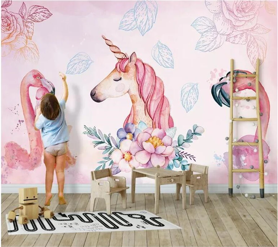 wellyu Custom 3d wallpaper lovely cartoon Elephant Cartoon bear hot air balloon animal room background wall 3d wallpaper