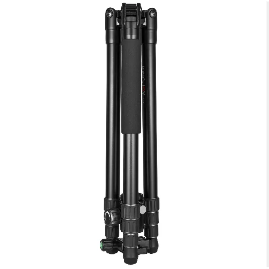 G55 Aluminum Alloy Carbon Fiber Travel Tripod Monopod With 360 Degree Ball Head 5-Section Adjustable